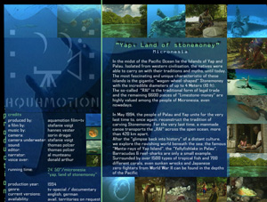 aquamotion - 'MICRONESIA: YAP, LAND OF STONEMONEY' - click for flyer and production images